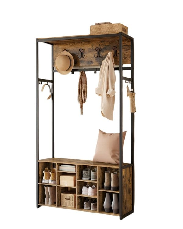 Modcraft Entryway Hall Tree with Bench and Storage