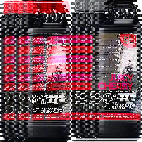 SnowPro Snow Foam Shampoo Car Wash 20L Soap pH Neutral Vehicle Cleaning Detailing Pre Wash Cherry Fragrance