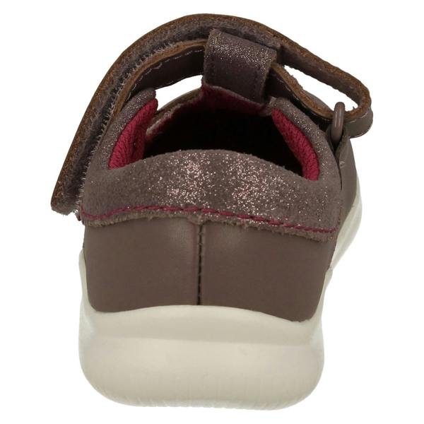 Clarks Girls Clarks Embroided Detailed T-Bar Shoes Crest Prom