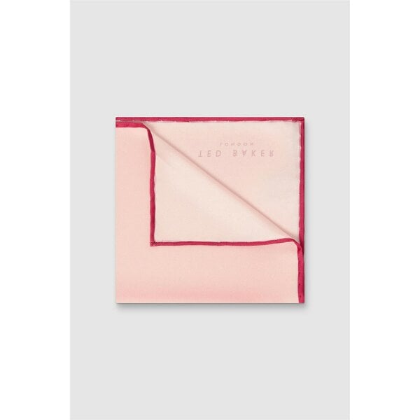 Ted Baker Pink Contrast Pocket Square