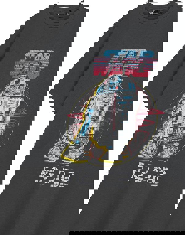 Star Wars Mens Grey R2-D2 Short Sleeved T-Shirt