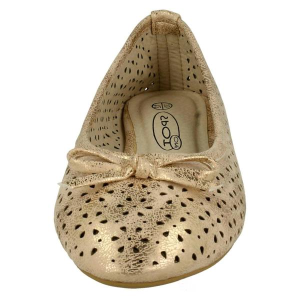 Spot On Girls Spot On Cut Out Detail Ballerina Flats