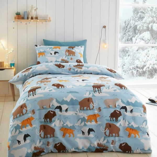 Ice Explorer Flannel Bedding - Happy Linen Company