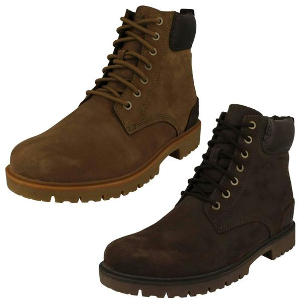 Clarks Mens Clarks Gore-Tex Ankle Boots Rossdale Hi GTX