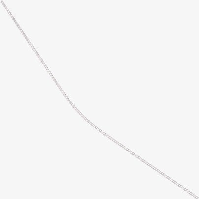 T. H. Baker Silver 24inch Curb Chain GK-N223