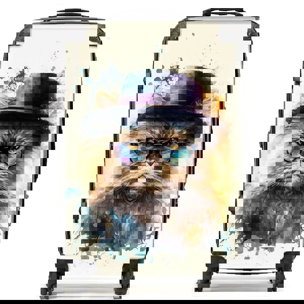 Warren Reed Persian Cat Splashart Suitcase