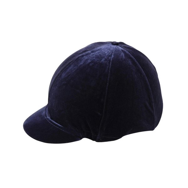 Shires Velveteen Hat Cover - Navy