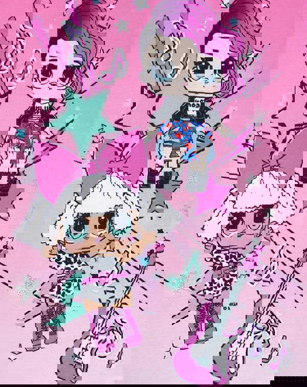 LOL Surprise! Girls Black LOL Doll Short Sleeve Nightdress