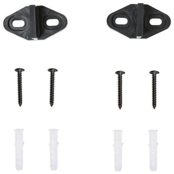 6.6FT/200cm Sliding Barn Door Hardware Track Kit, 90kg Heavy Duty Carbon Steel Sliding Door Rail for 2 Doors, Black