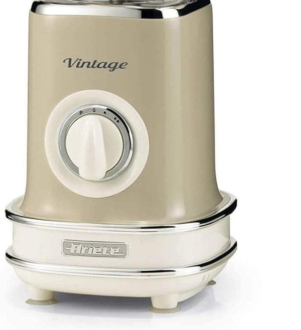 Ariete 568 Vintage Blender 500W 1.5L 2 Speed with Pulse Function Beige