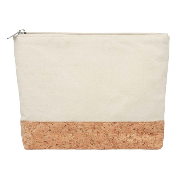 MidOcean Porto Cork Cotton Cosmetic Bag - Beige - 