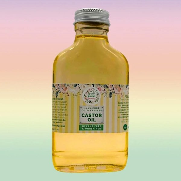 Green Planet Beauty Pure Cold Pressed Castor Oil, Hexene Free