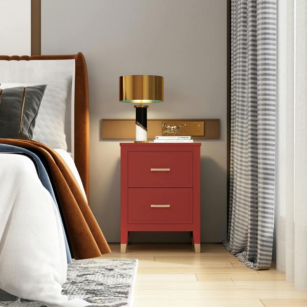 Cabinet Bits Palazzi 2 Drawer Bedside Table
