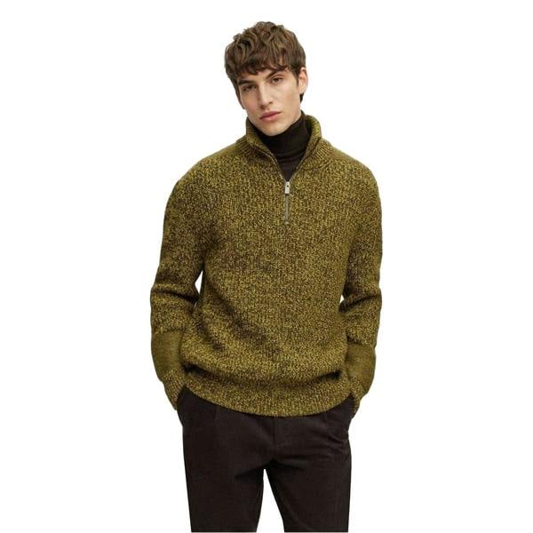Boss Mens Regular Sweater Top - Green - 