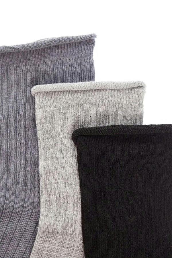 WOVCOR 3-Pack Cotton Knit Ankle Socks