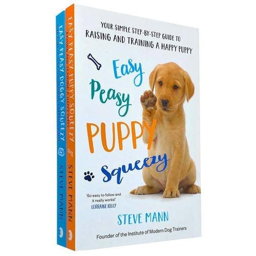 Easy Peasy Puppy Squeezy & Easy Peasy Doggy Squeezy By Steve Mann 2 Books Collection Set