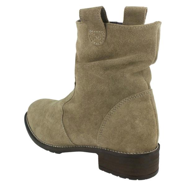 Leather Collection Ladies Leather Collection Mid Heel Slouch Boots