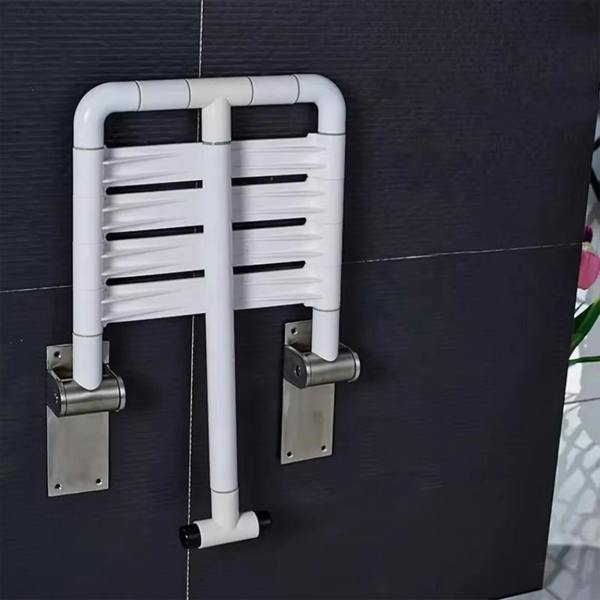 Havendro Wall Mounted Folding Shower Bench Flip-up Non-Slip Bathroom Bath Seat Stool
