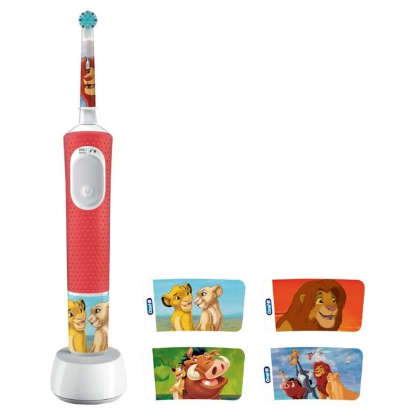 Oral-B Pro Kids Lion King Electric Toothbrush Designed By Braun - Red