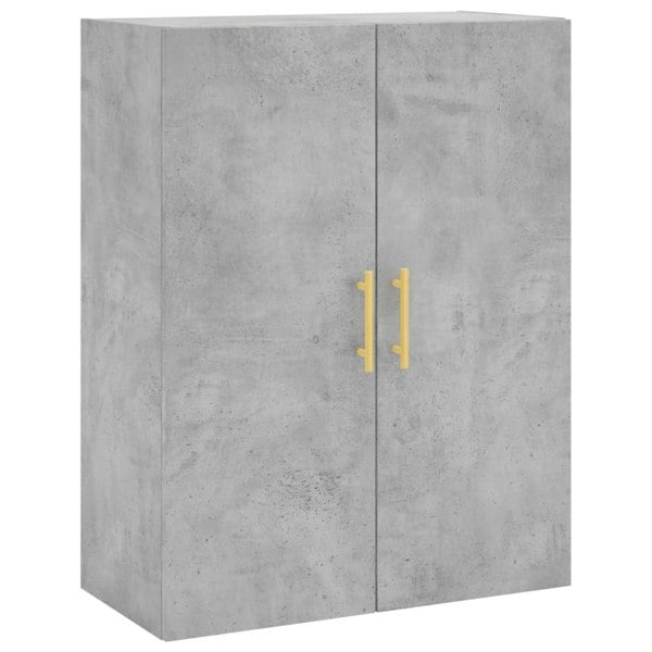 Berkfield Highboard Concrete Grey 69.5x34x180 cm Engineered Wood