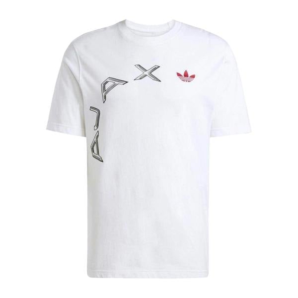 Adidas Mens Trefoil Ajax Amsterdam Cotton T-Shirt - White - 
