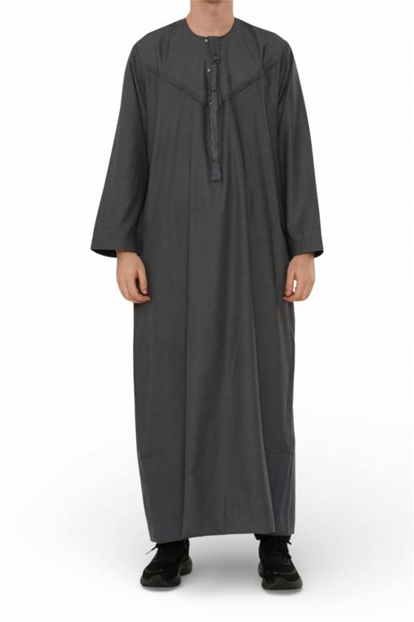 Infinity Leather Men's Eid Moroccan Jubba Robe Djellaba Ramadan Eid Thobe - HM11
