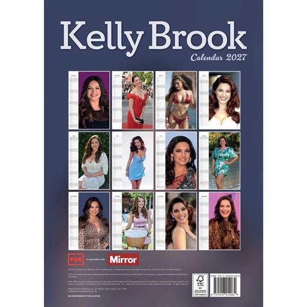 Kelly Brook A3 Calendar 2027, Wall Calendars, Month To View, Entertainment, Gift