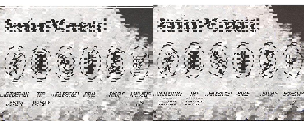 Marlow Office Chair Mat Hard Floor for Carpet Protector PVC Non Slip 120x90cm