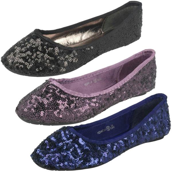Cutie Girls Cutie Flat Sequin Ballerina Flat Shoes