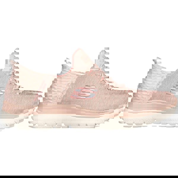 Skechers Summits Dazzling Haze Textile Women's Rose Trainers