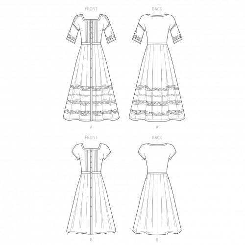 Simplicity Sewing Pattern 9542, Dresses for Women, A (8-10-12-14-16-18-20) - Intermediate