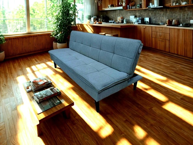 DS Living The Fermo 2 Seater Sofa Bed in Grey, Silver or Navy