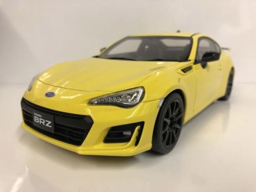 subaru brz gt yellow kyosho ksr18027y 1:18 scale samurai collection