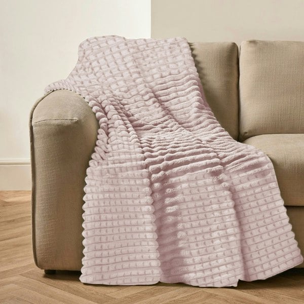 Velosso Chunky Cord Waffle Plush Heavy Blanket - 127cm x 152cm