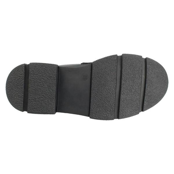 Pineapple Girls Pineapple Black Slip On Loafer School Shoes H2713