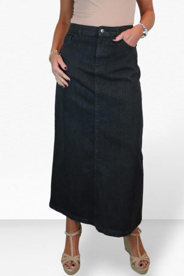 Paulo Due Women's Denim Maxi Skirt
