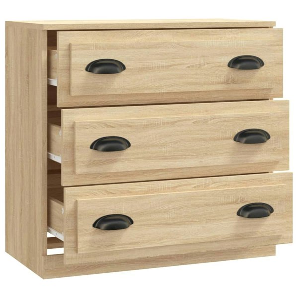 Berkfield Sideboard Sonoma Oak 70x35.5x67.5 cm Engineered Wood