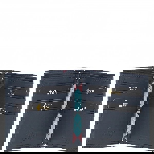 Gabicci Real Leather Wallet & Key Ring Gift Set: GB-301-GS