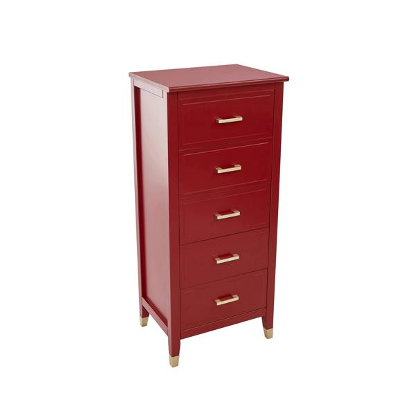 Cabinet Bits Palazzi 5 Drawer Narrow Chest of Drawers
