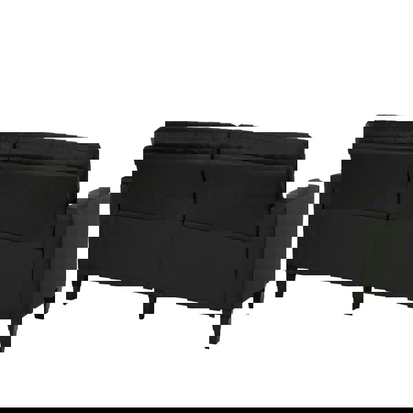 Dorel Home Rylie 2-Seater Sofa in Faux Leather Black