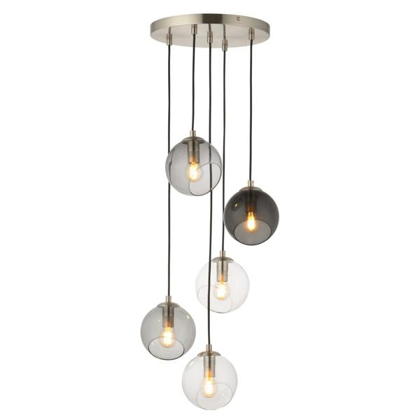 Pagazzi Lighting Branco Multi Light Ceiling Light Pendant