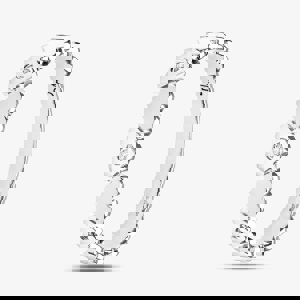 T. H. Baker 9ct White Gold 0.03ct Diamond Set Hearts Ring PR08735W