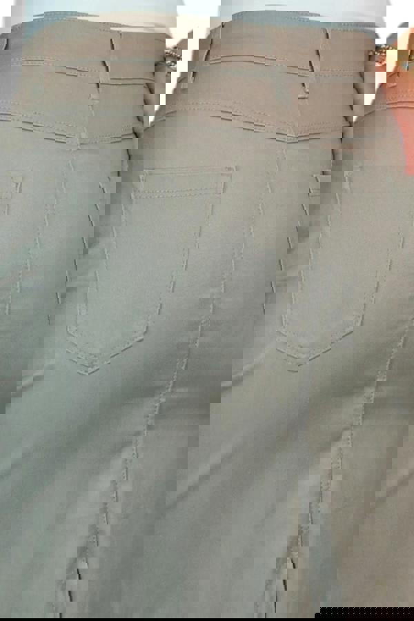 Paulo Due Women's Faux Leather Knee Length Skirt