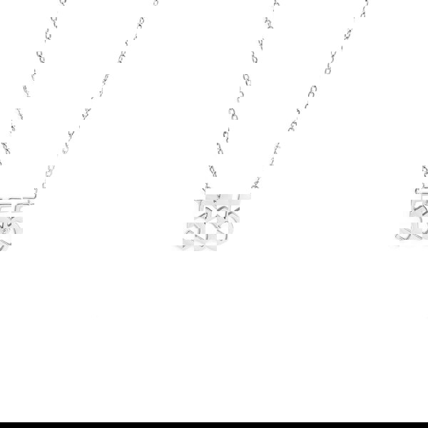 Say It With Angel Number Necklace - Silver 555