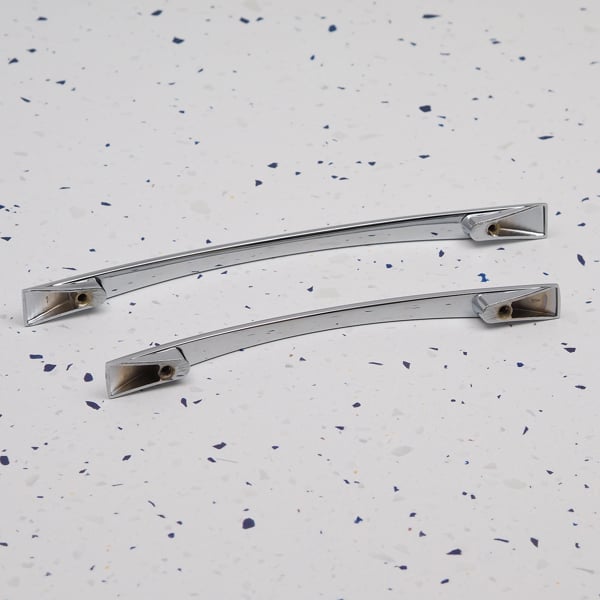 Handle & Home Polished Chrome Bow Handles