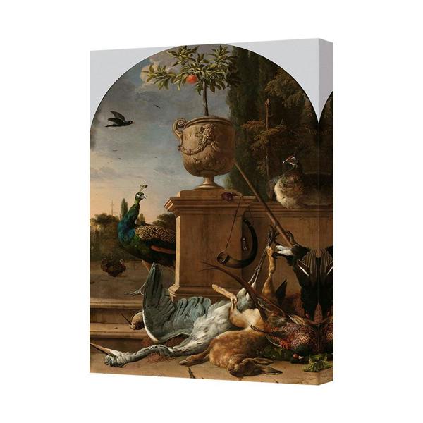 Benjamin Tate Design Contemporary Canvas Art Print With Deep Wooden Gallery Frame