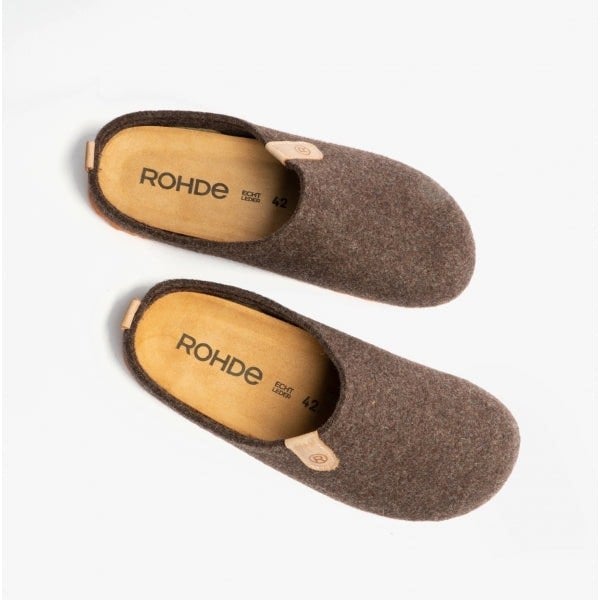 Rohe Rohde 6900-72 Mens Slippers Mocca