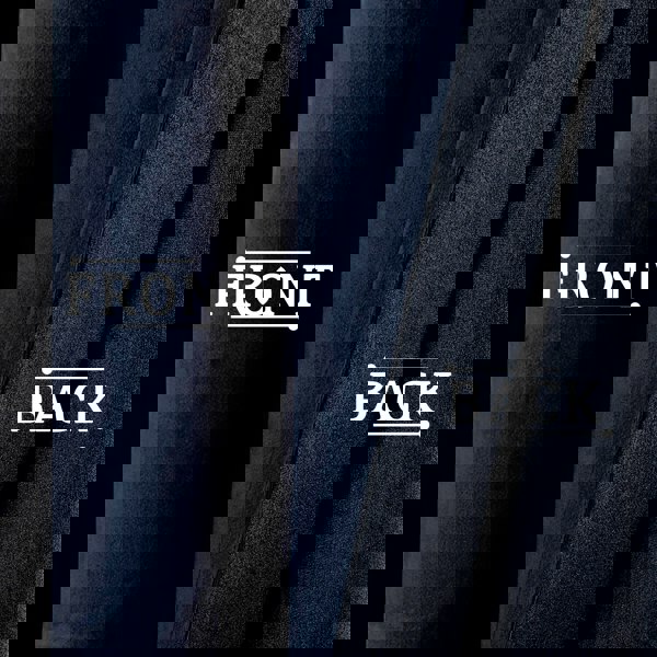 Midnight Blue Velvet Blackout Eyelet Curtains - 46x54 Inch Drop - Pair Image 3