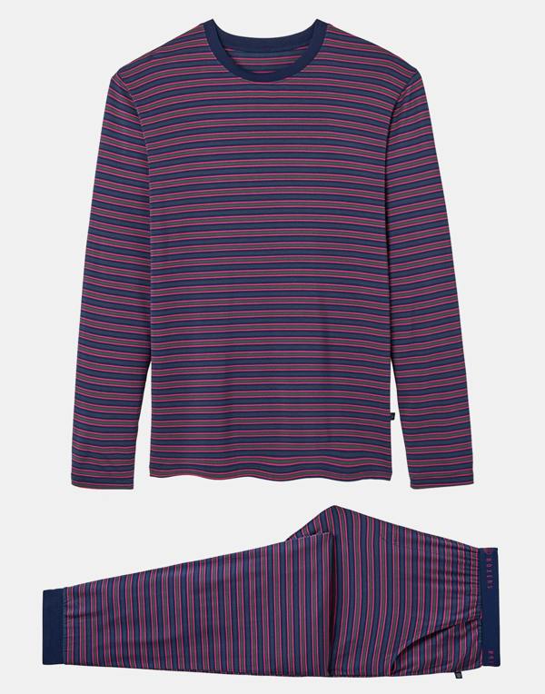 British Boxers Men's Bamboo Pyjama Set - Heritage Stripe