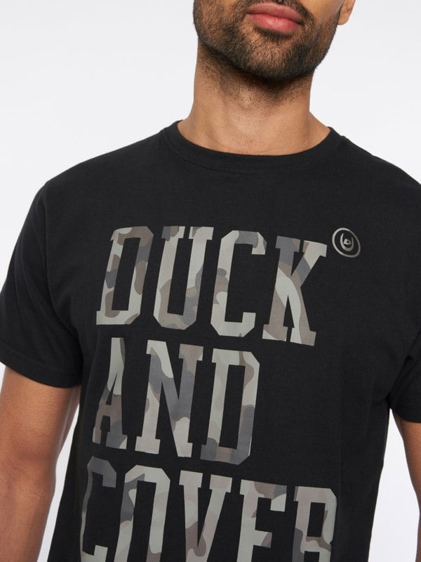 Duck and Cover Carrillo T-Shirt - Black